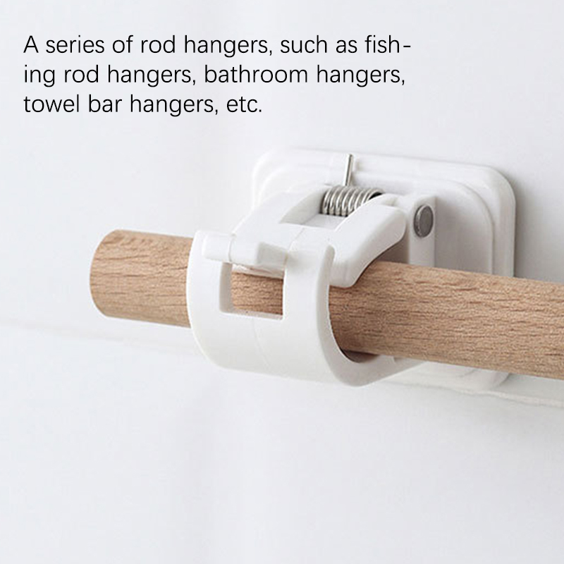 Fishing Rod Repair Kit - 1 Paar wandmontierte Angelruten-Aufbewahrungsclips, Klemmen, Halter,