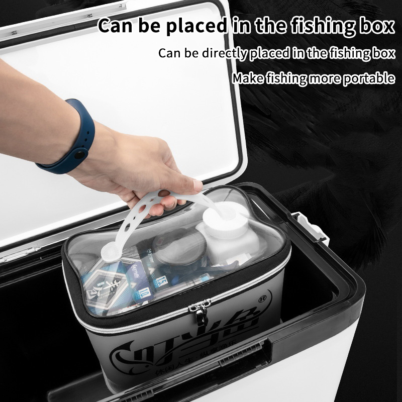 Fishing Rod Case - EVA Verstärkte Angeltasche, Faltbarer Lebendfisch-Eimer, Handtasche