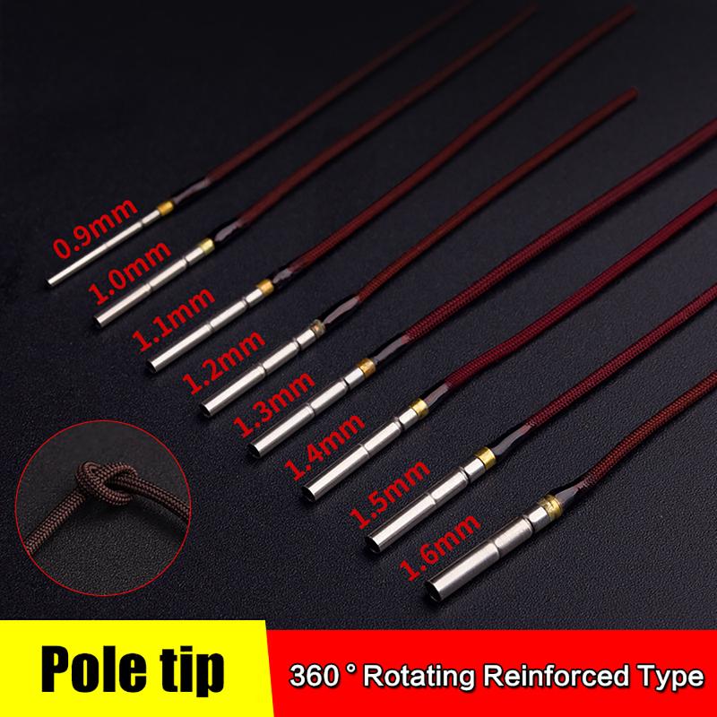 Fishing Rod Tip Replacement - Angelruten-Spitzenschnur, drehbar, 20 Stück, 1,0 mm,
