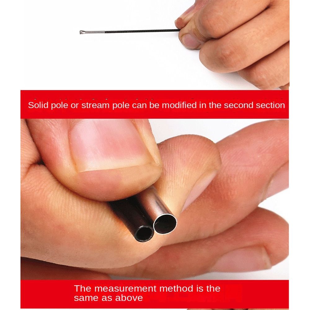 Fishing Rod Tip Replacement - Neue O Ring Angelrute Guide Edelstahl