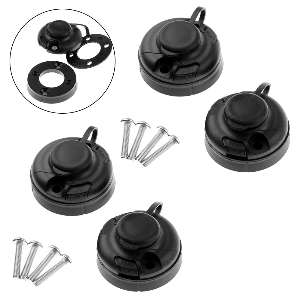 4 Stück schwarze ABS-Angelrute – Fishing Rod Boat Bewertung und Preis